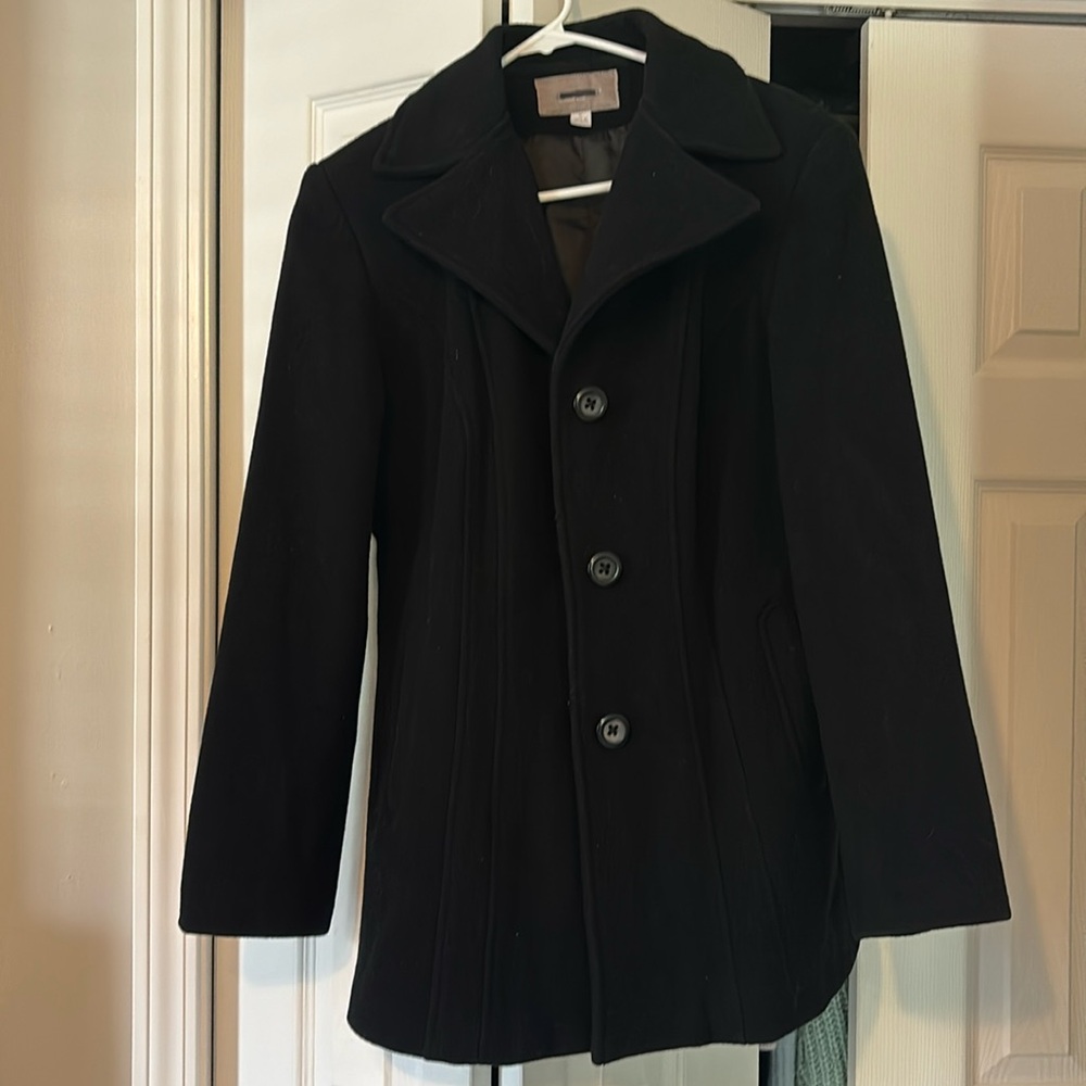 Wool Cashmere Blend Peacoat